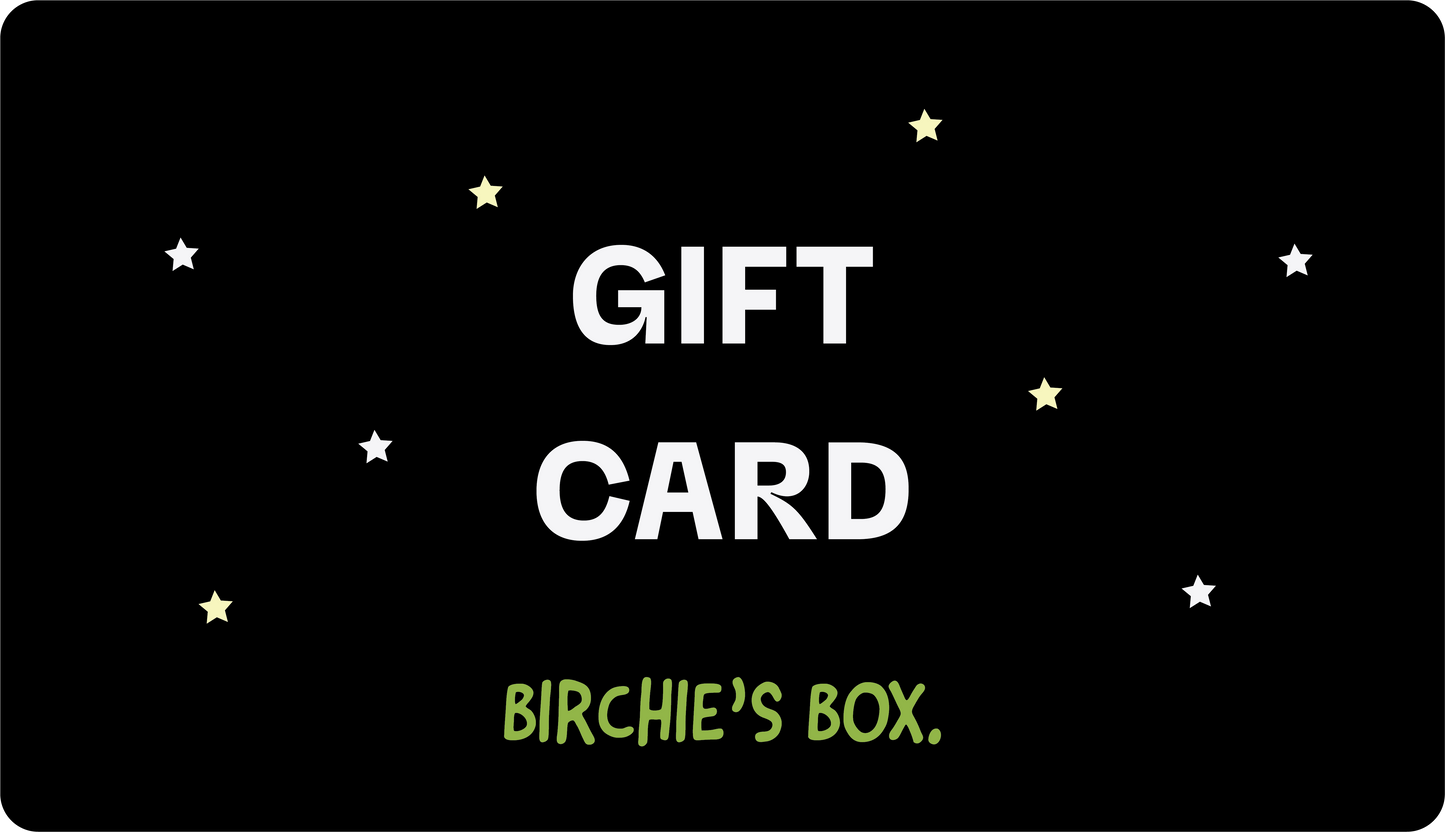 Gift Card Birchie's Box