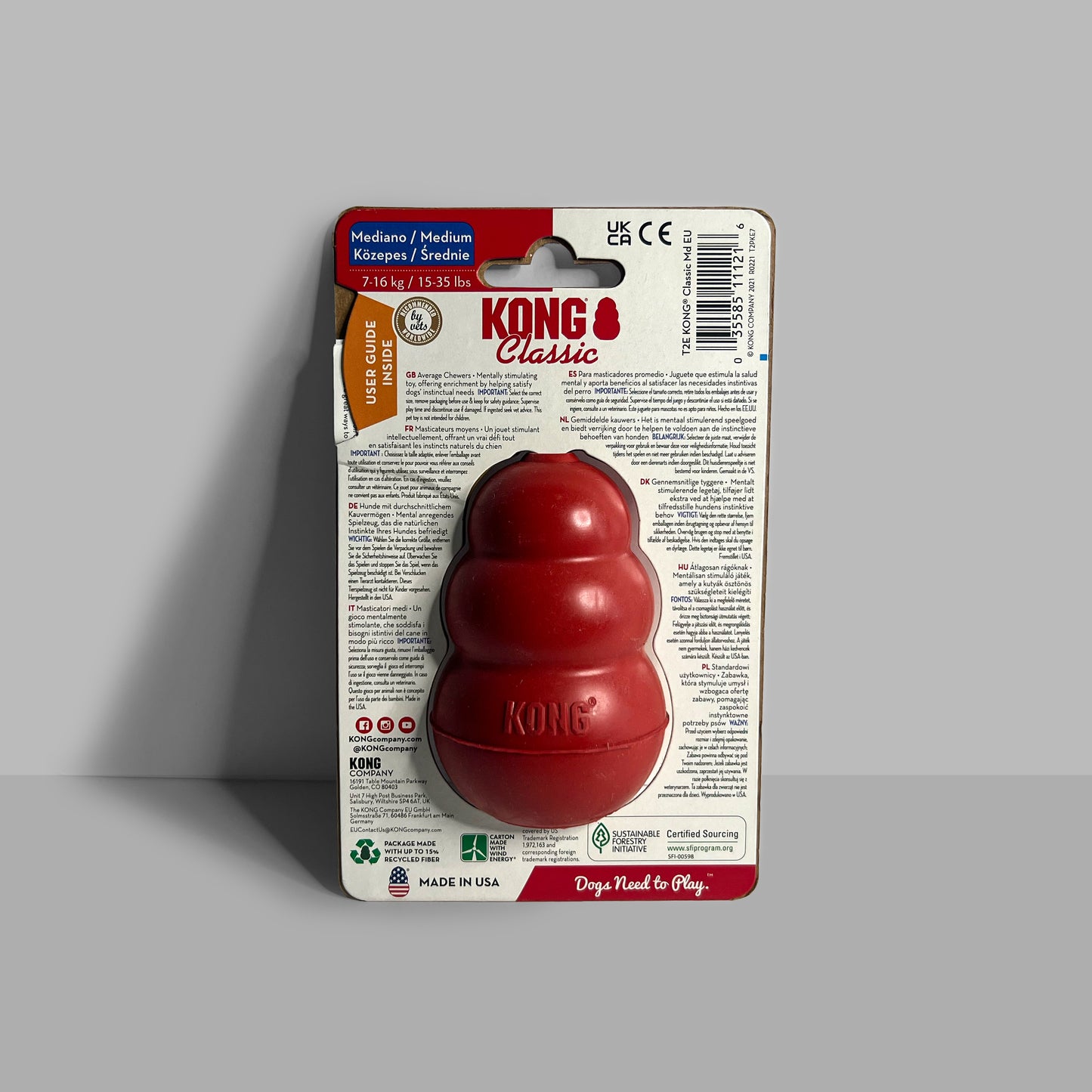 KONG Classic Rood M